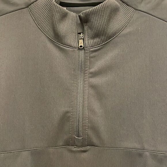 Adidas Men’s Gray 1/4 zip golf pullover vest - Picture 3 of 5